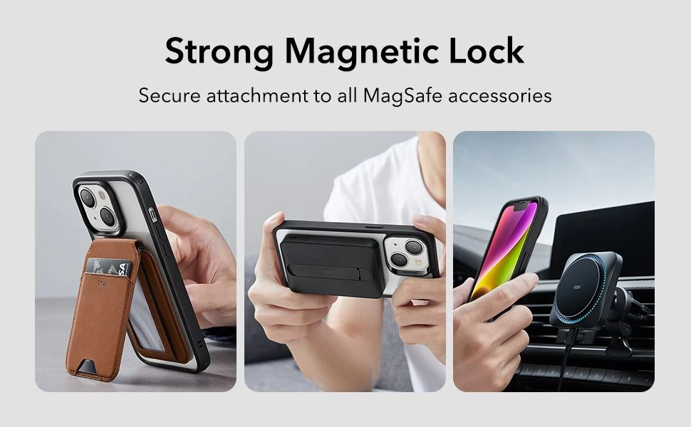 Apple iPhone 14 Plus ümbris läbipaistev hall ESR CH HALOLOCK MAGSAFE