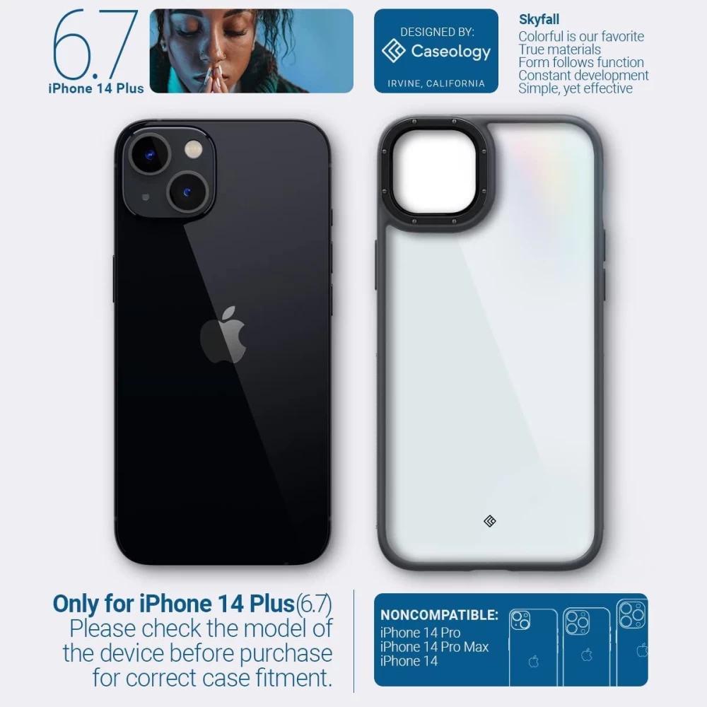 Apple iPhone 14 Plus ümbris must CASEOLOGY SKYFALL