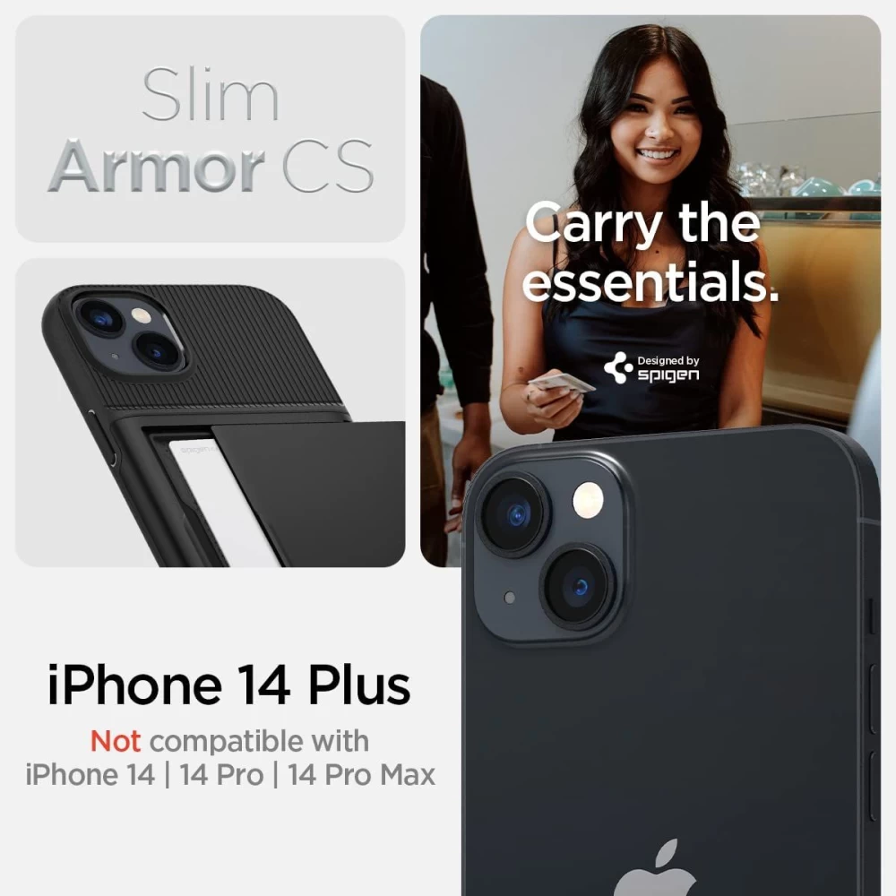 Apple iPhone 14 Plus ümbris must SPIGEN SLIM ARMOR CS