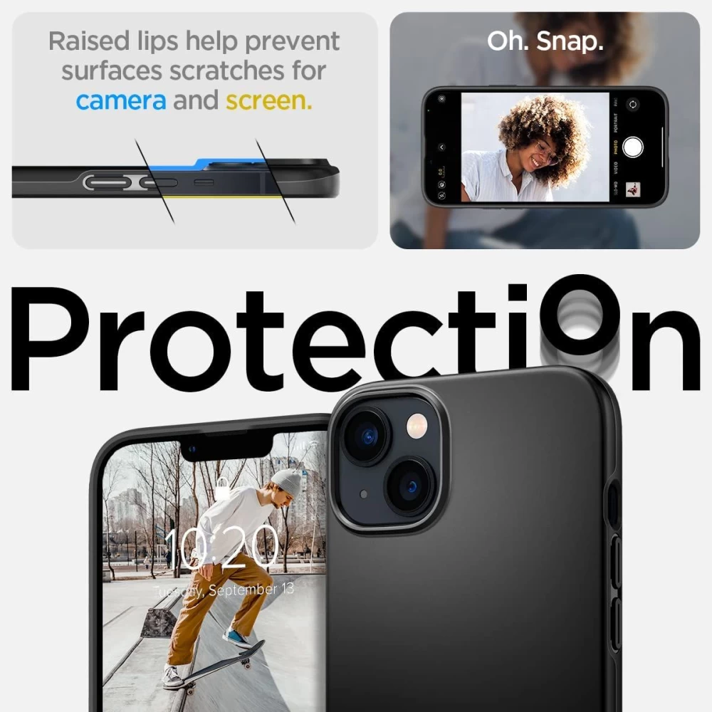 Apple iPhone 14 Plus case black SPIGEN THIN FIT
