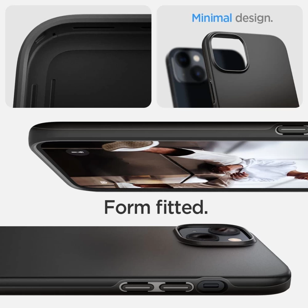 Apple iPhone 14 Plus case black SPIGEN THIN FIT