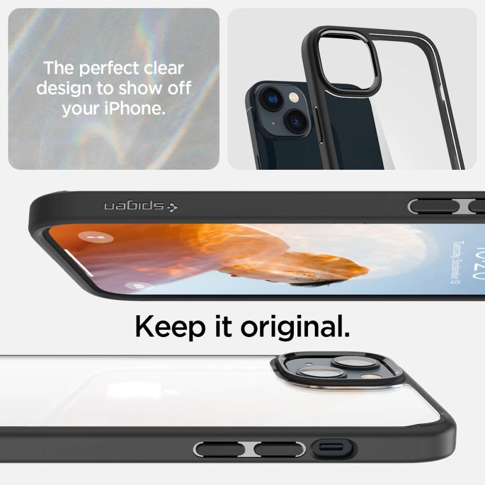 Apple iPhone 14 Plus dėklas Juoda SPIGEN ULTRA HYBRID