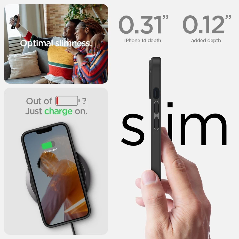 Apple iPhone 14 Plus dėklas Juoda SPIGEN ULTRA HYBRID