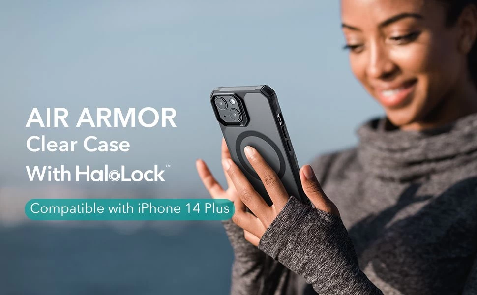 Apple iPhone 14 Plus dėklas Juoda ESR AIR ARMOR HALOLOCK MAGSAFE