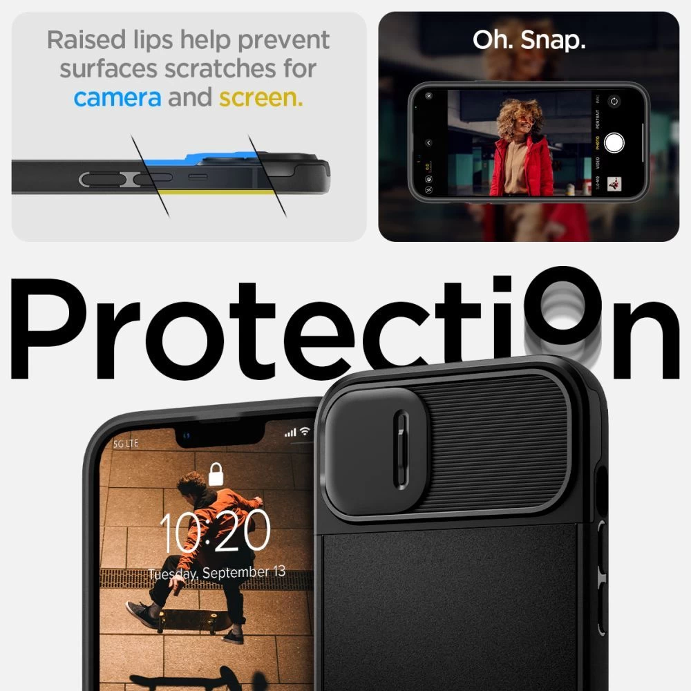 Apple iPhone 14 Plus ümbris must SPIGEN OPTIK ARMOR MAG MAGSAFE