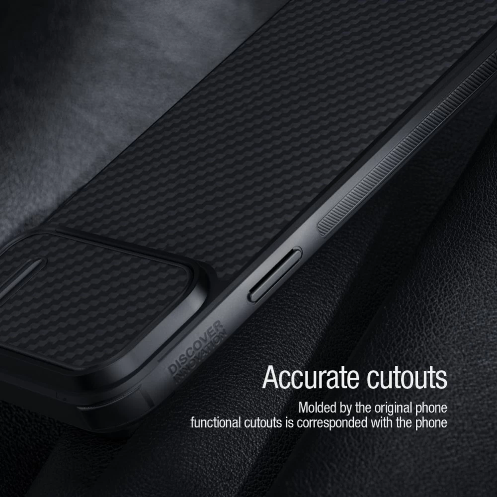 Apple iPhone 14 Plus чехол черный Nillkin Synthetic Fiber S