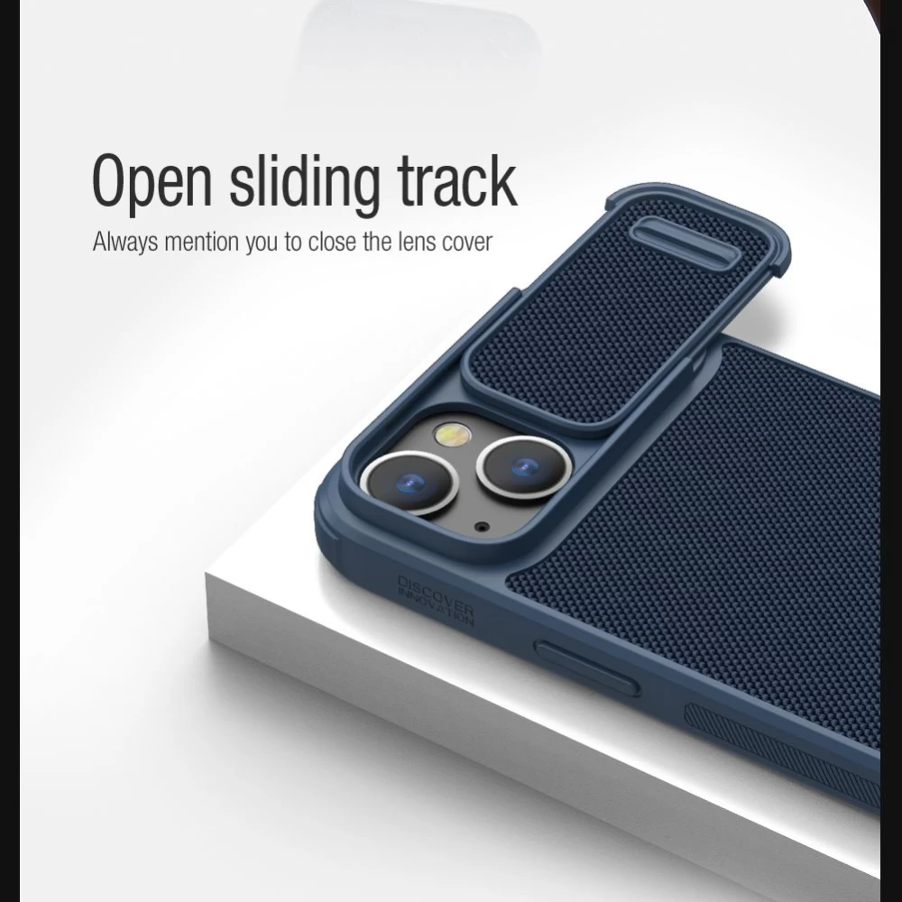 Apple iPhone 14 Plus dėklas Juoda Nillkin Textured  S Magnetic