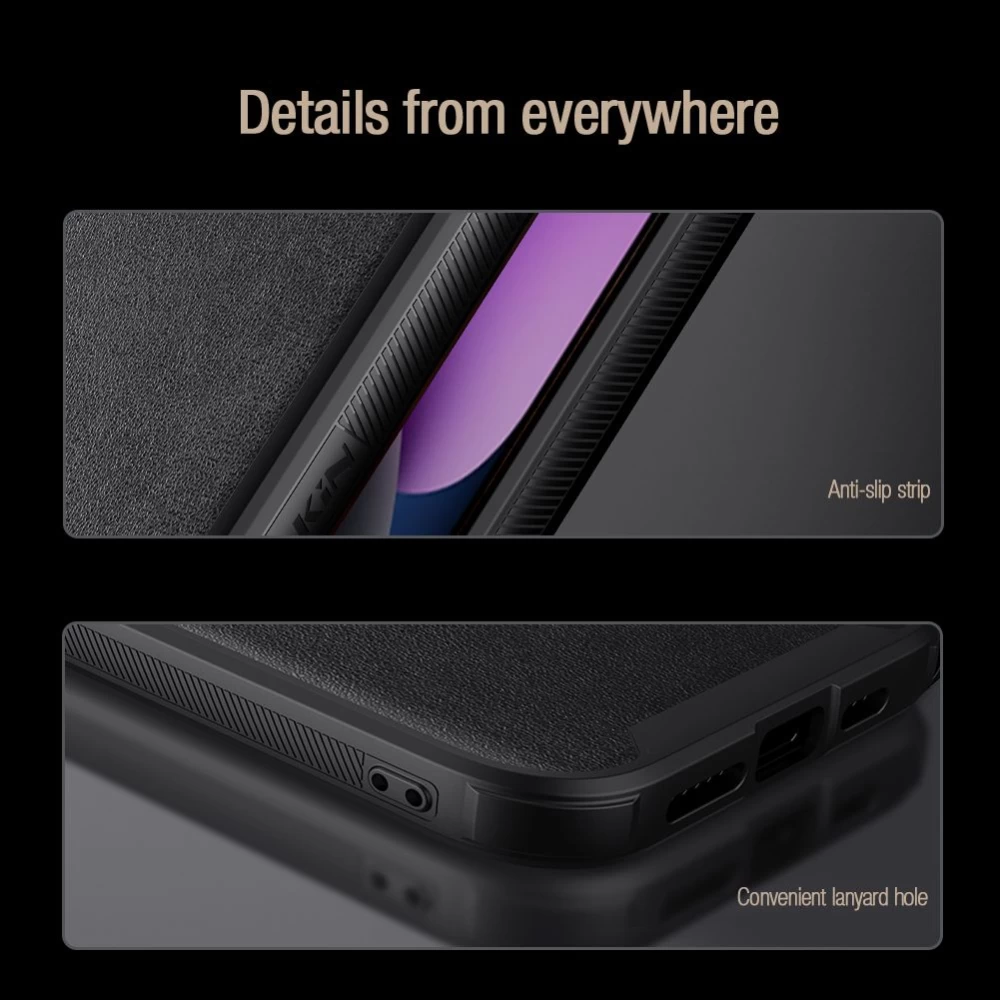 Apple iPhone 14 Plus dėklas žalia NILLKIN CAMSHIELD LEATHER S