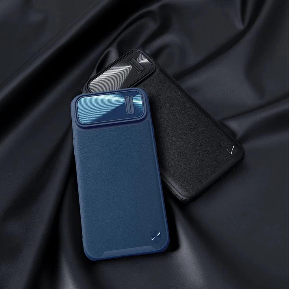 Apple iPhone 14 Plus dėklas žalia NILLKIN CAMSHIELD LEATHER S