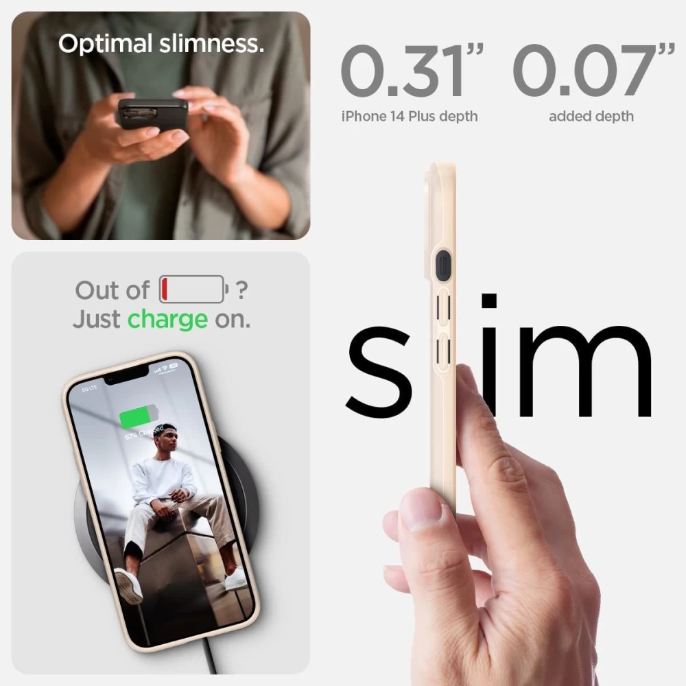 Apple iPhone 14 Plus ümbris valge SPIGEN THIN FIT