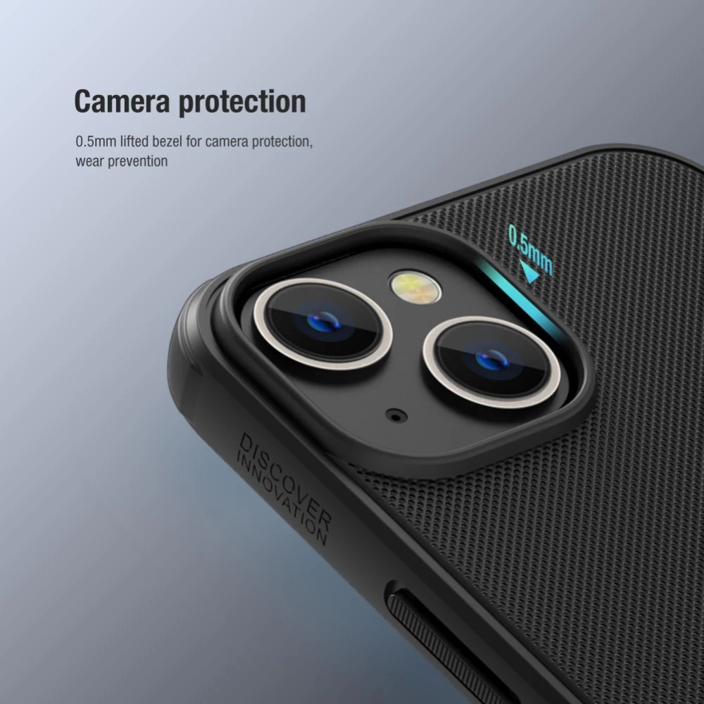 Apple iPhone 14 Plus dėklas mėlyna Nillkin Super Frosted Shield Pro
