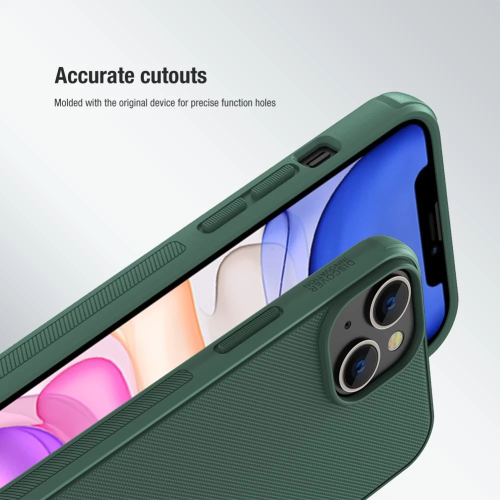 Apple iPhone 14 Plus dėklas mėlyna Nillkin Super Frosted Shield Pro
