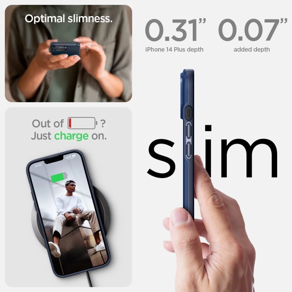 Apple iPhone 14 Plus ümbris sinine SPIGEN THIN FIT