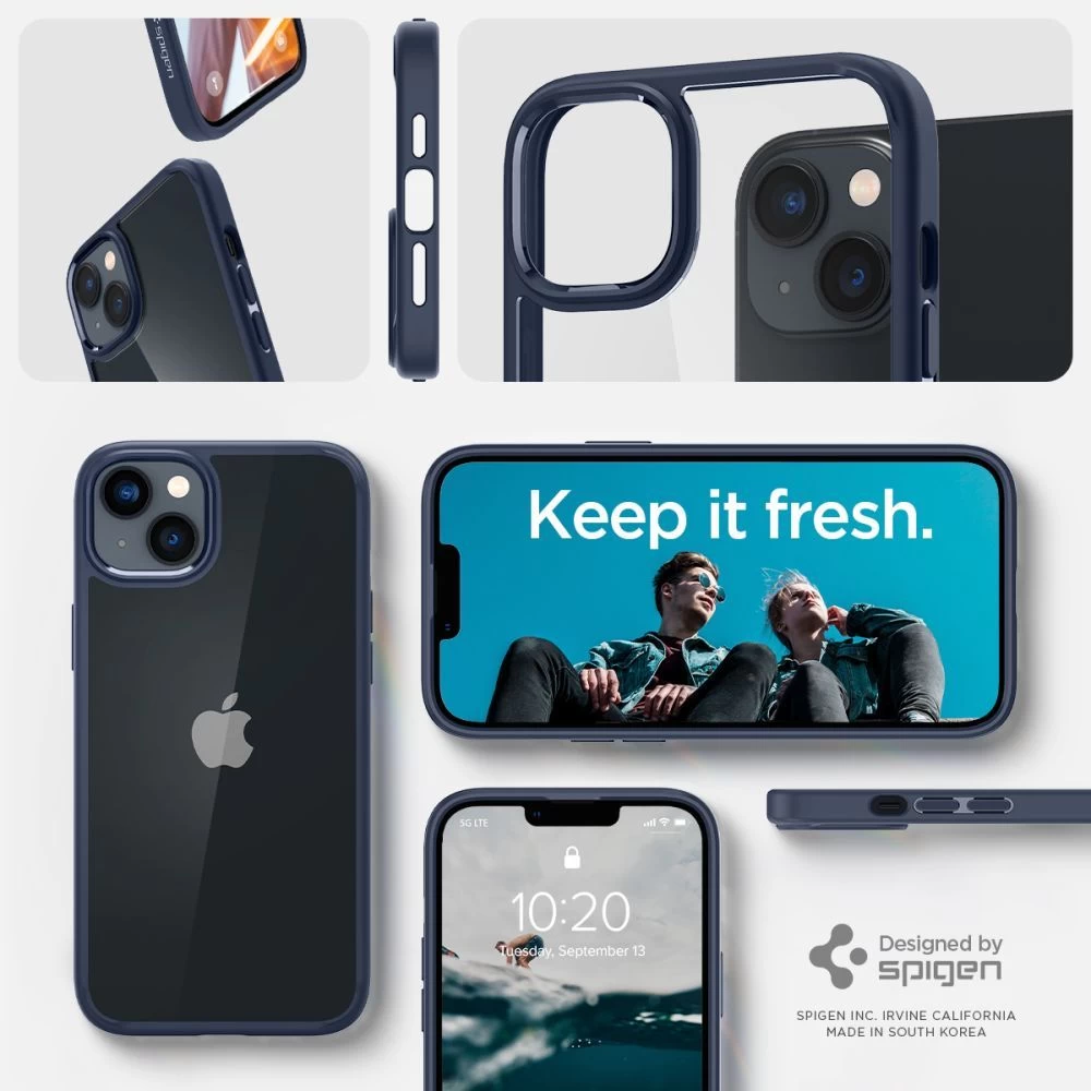 Apple iPhone 14 Plus case blue SPIGEN ULTRA HYBRID