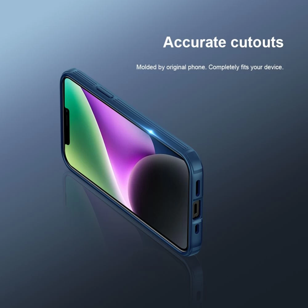 Apple iPhone 14 Plus ümbris sinine Nillkin CamShield Pro Magnetic