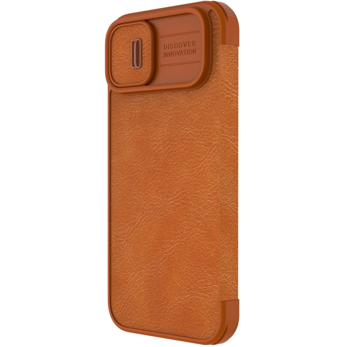 Apple iPhone 14 Plus dėklas rudas Nillkin Qin Pro Leather