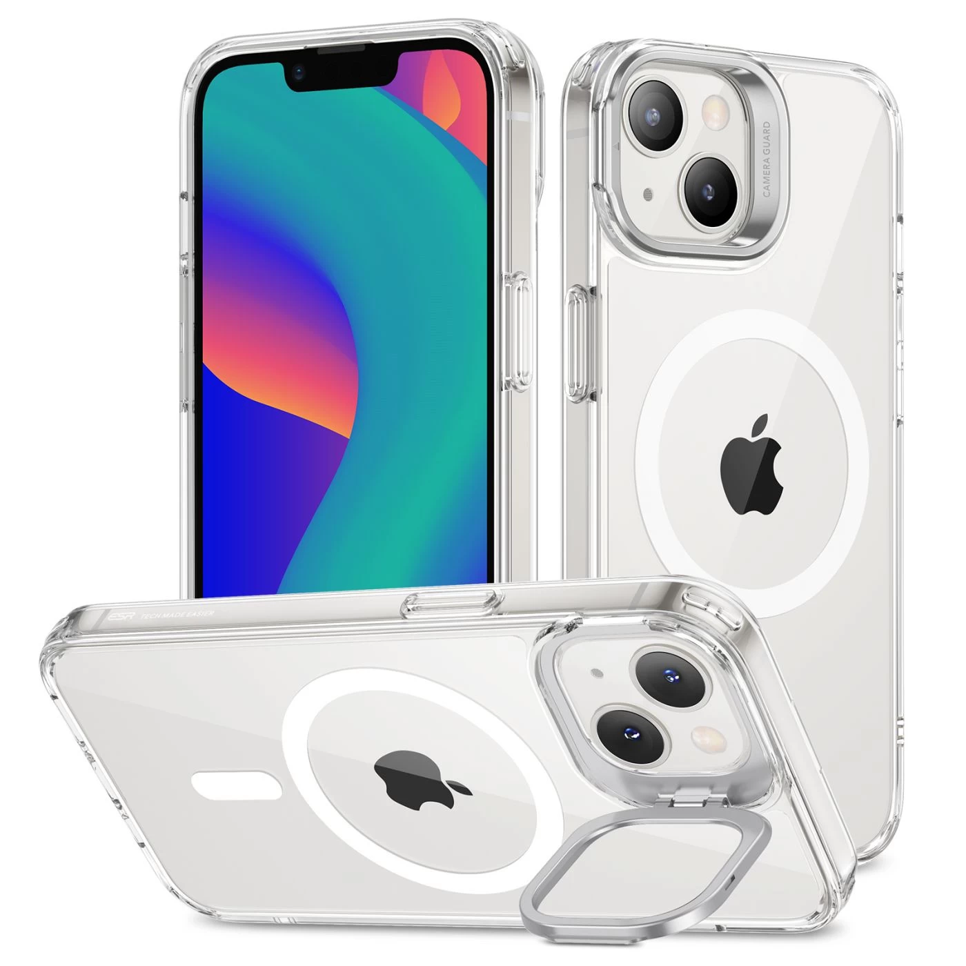 Apple iPhone 14 Plus ümbris läbipaistev ESR CLASSIC KICKSTAND HALOLOCK MAGSAFE