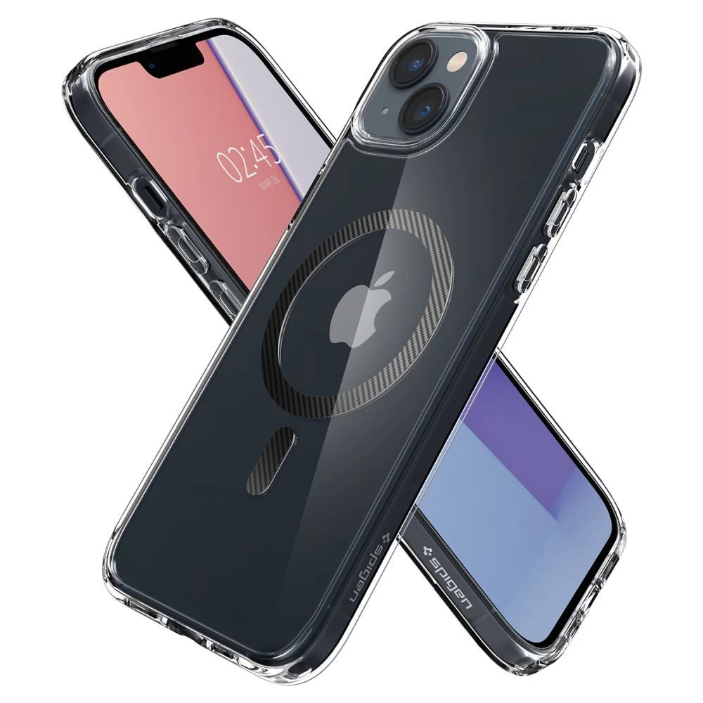 Apple iPhone 14 Plus suojakuori läpinäkyvä SPIGEN ULTRA HYBRID MAG MAGSAFE