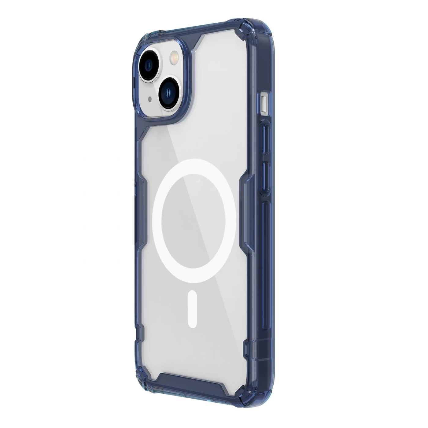 Apple iPhone 14 Plus skal genomskinlig blå Nillkin TPU Pro Magnetic
