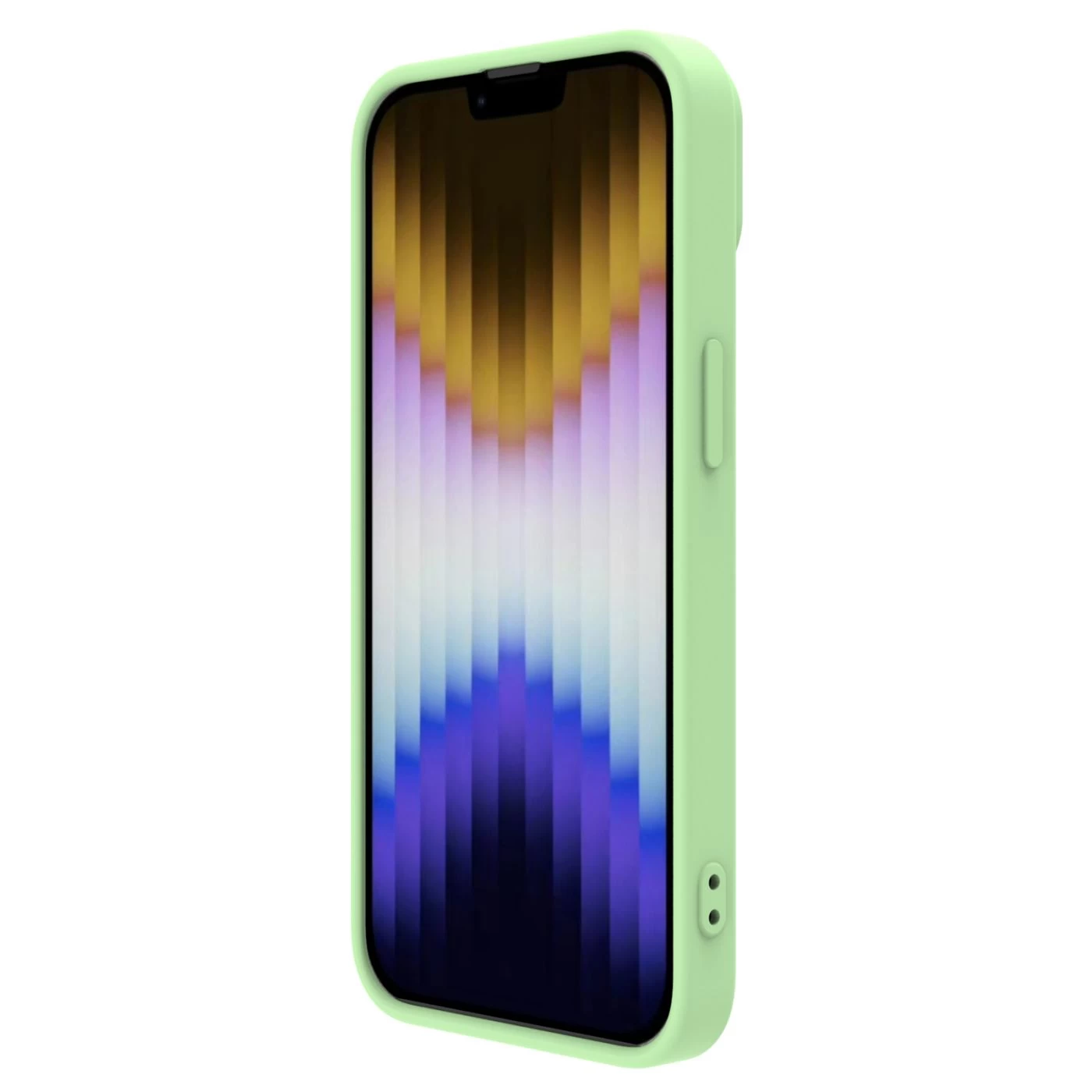 Apple iPhone 14 Plus case green Nillkin CamShield Silky Silicon