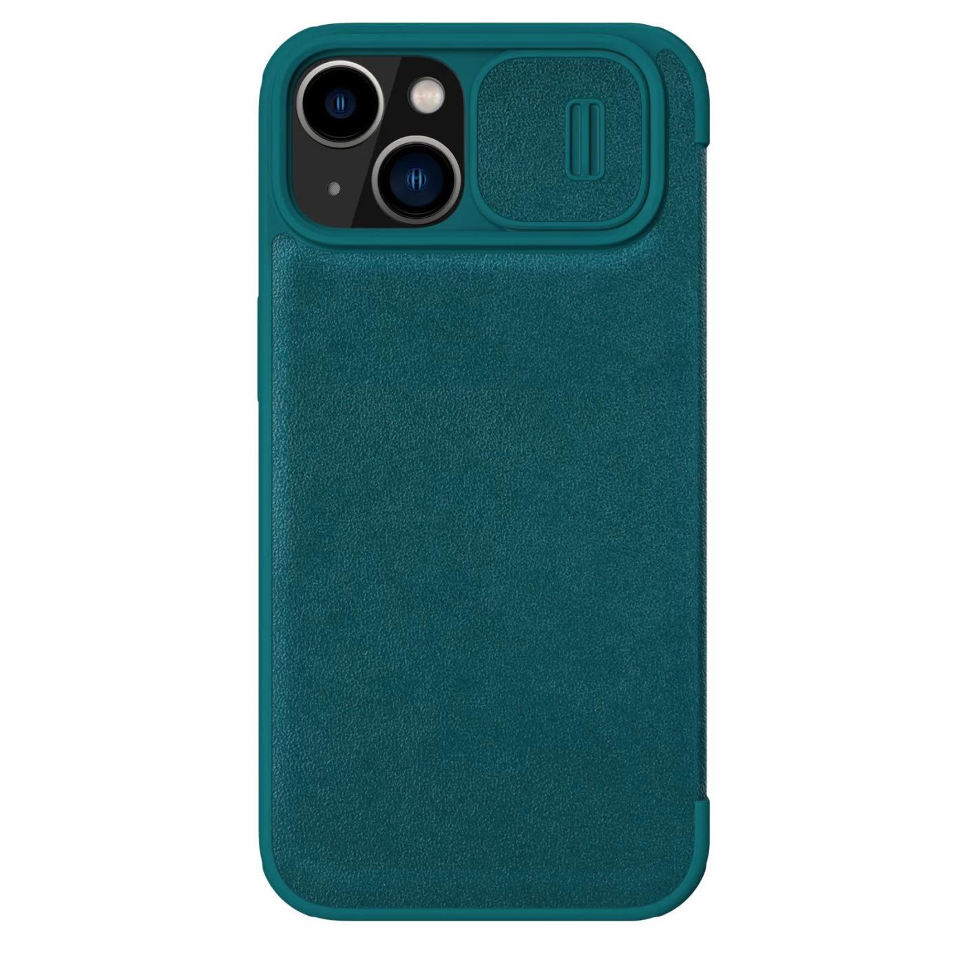 Apple iPhone 14 Plus case green Nillkin Qin Pro Leather (Plain Version)