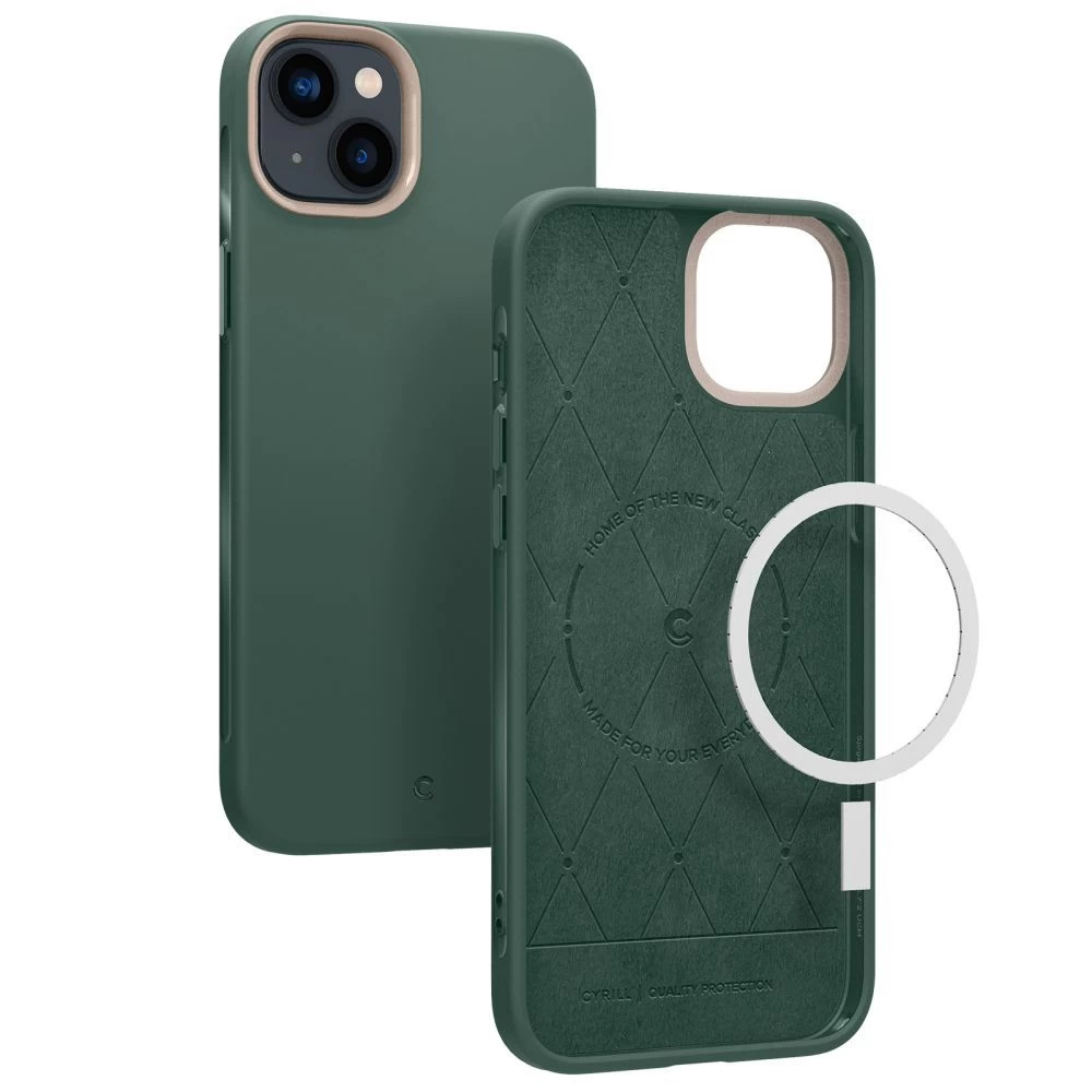 Apple iPhone 14 Plus case green SPIGEN CYRILL ULTRA Color Mag Magsafe