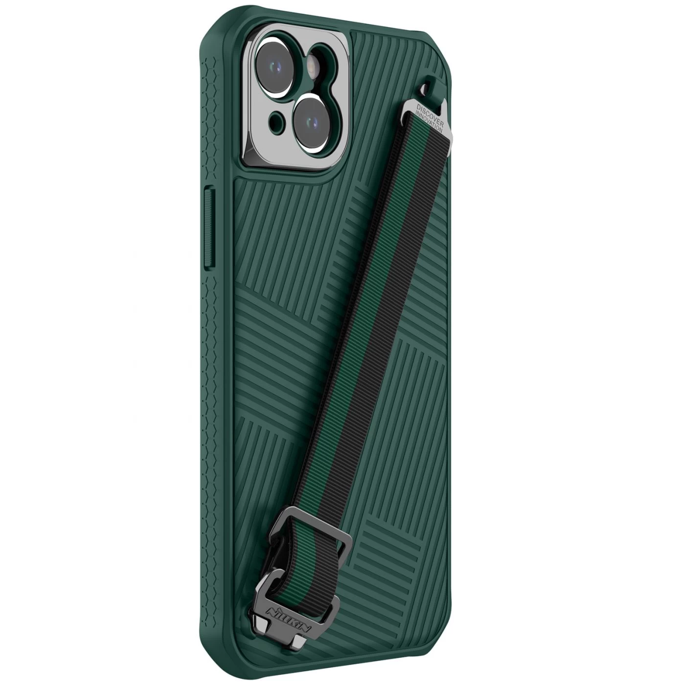 Apple iPhone 14 Plus чехол зеленый Nillkin Strap Magnetic