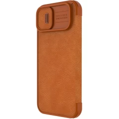 Apple iPhone 14 Plus чехол коричневый Nillkin Qin Pro Leather