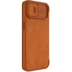 Apple iPhone 14 Plus чехол коричневый Nillkin Qin Pro Leather
