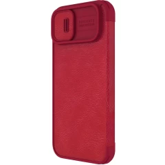 Apple iPhone 14 Plus case red Nillkin Qin Pro Leather