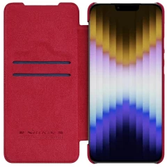 Apple iPhone 14 Plus case red Nillkin Qin Pro Leather
