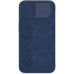 Apple iPhone 14 Plus чехол синий Nillkin Qin Pro Leather