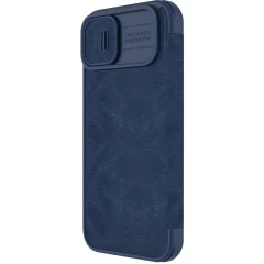Apple iPhone 14 Plus чехол синий Nillkin Qin Pro Leather