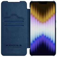 Apple iPhone 14 Plus чехол синий Nillkin Qin Pro Leather