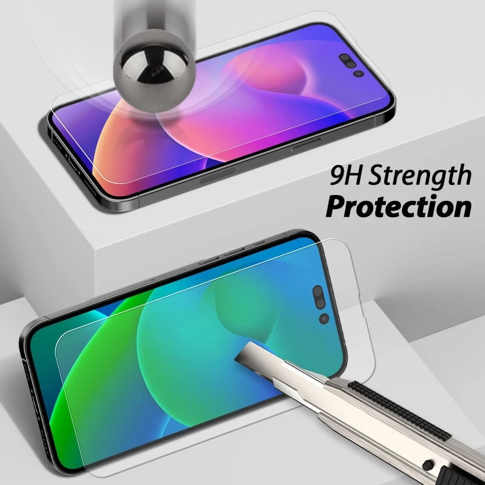 Apple iPhone 14 Pro Max skärmskydd  WHITESTONE EZ GLASS (3-pack)