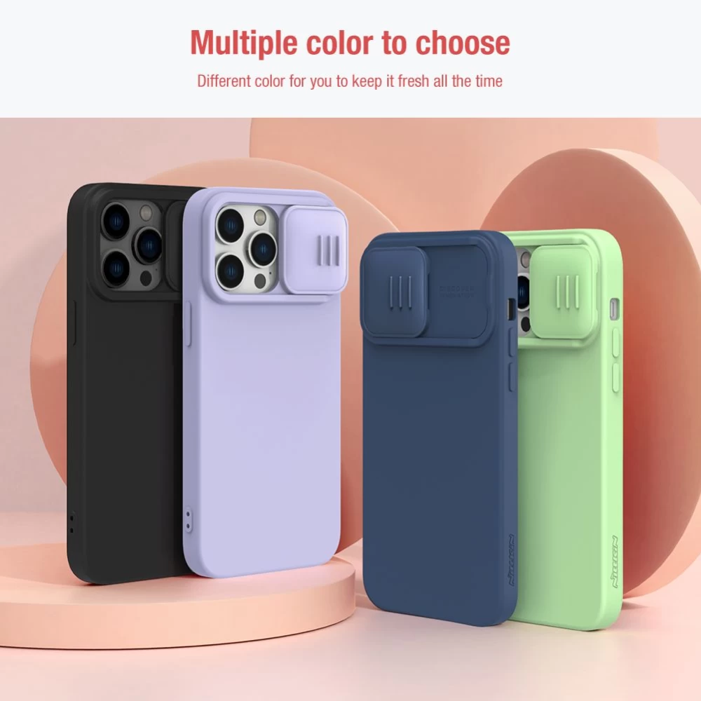 Apple iPhone 14 Pro Max skal  NILLKIN CAMSHIELD SILKY SILICONE