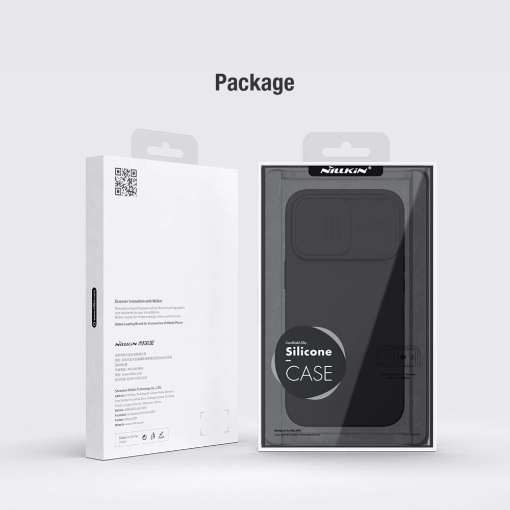 Apple iPhone 14 Pro Max skal  NILLKIN CAMSHIELD SILKY SILICONE
