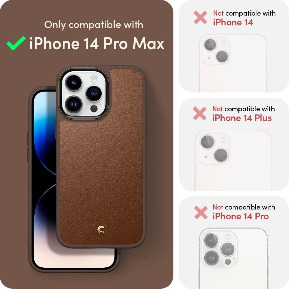 Apple iPhone 14 Pro Max case brown SPIGEN CYRILL KAJUK MAG MAGSAFE
