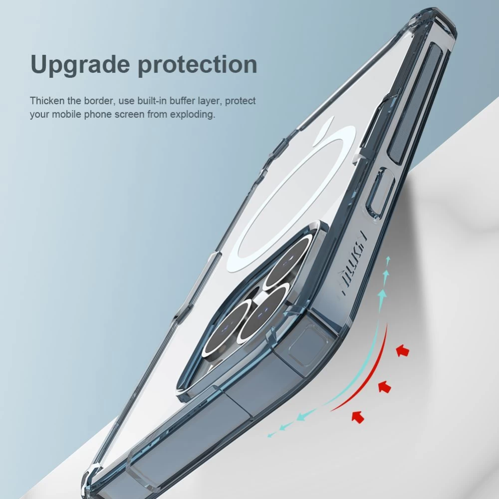 Apple iPhone 14 Pro Max case transparent Nillkin TPU Magnetic