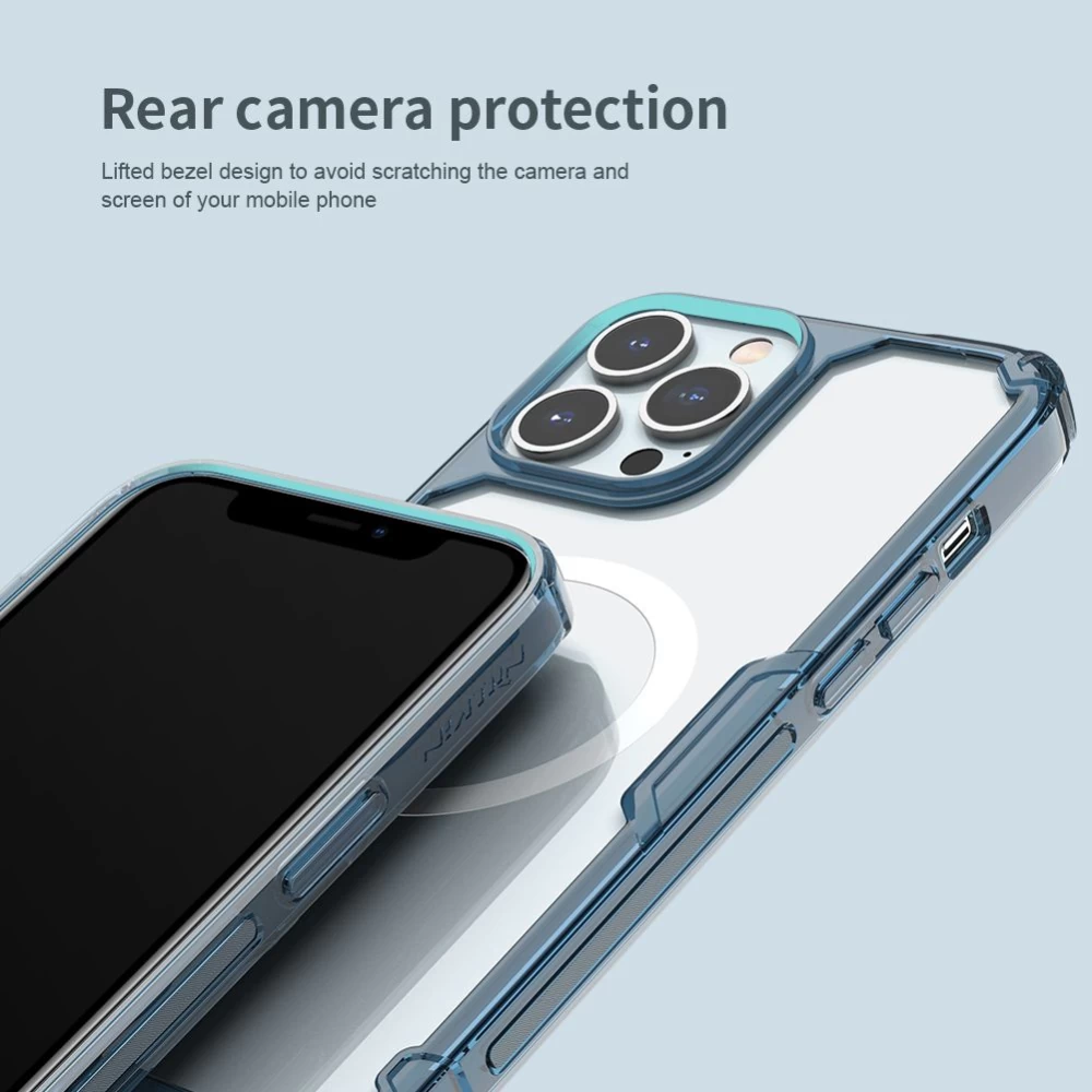 Apple iPhone 14 Pro Max case transparent Nillkin TPU Magnetic