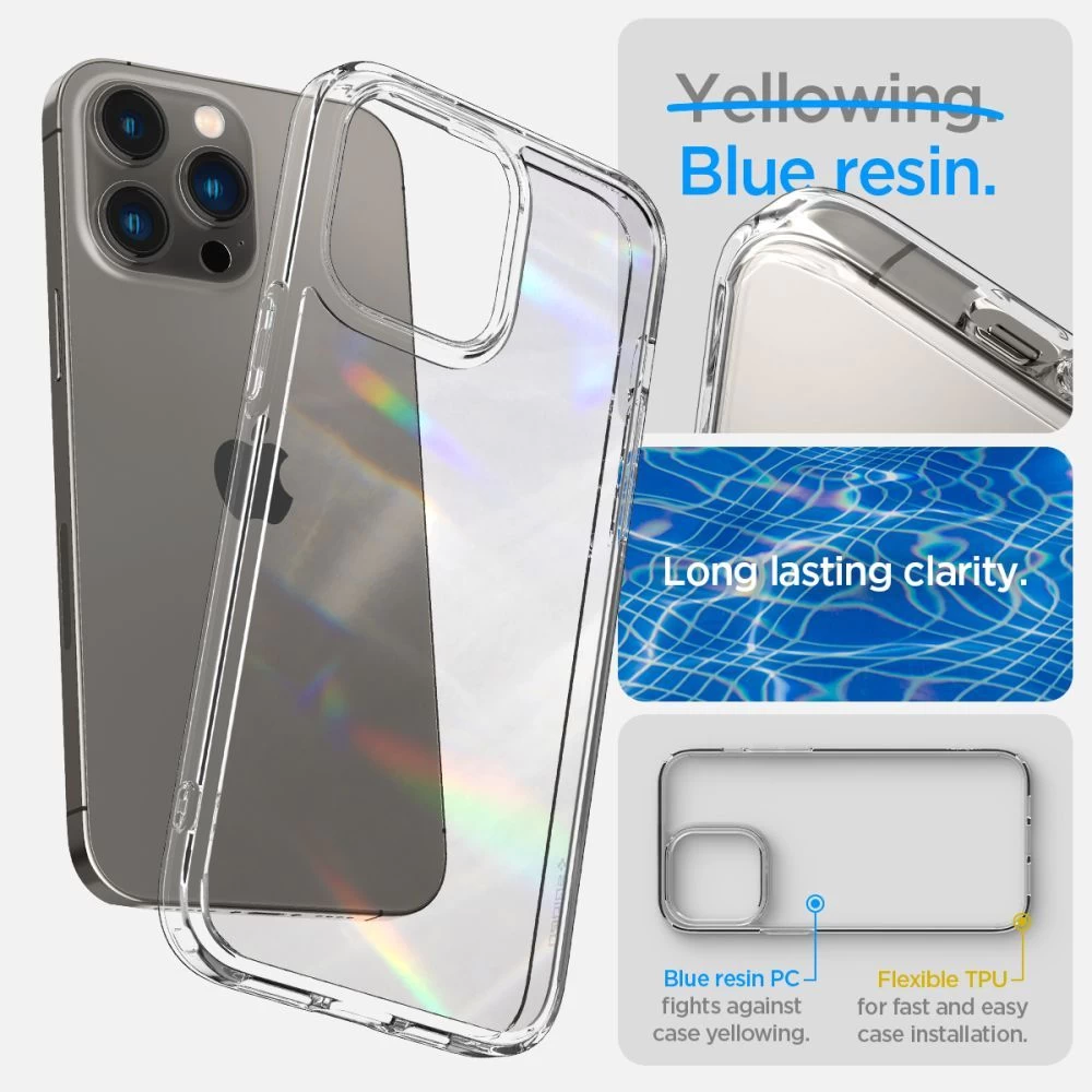 Apple iPhone 14 Pro Max suojakuori läpinäkyvä SPIGEN ULTRA HYBRID