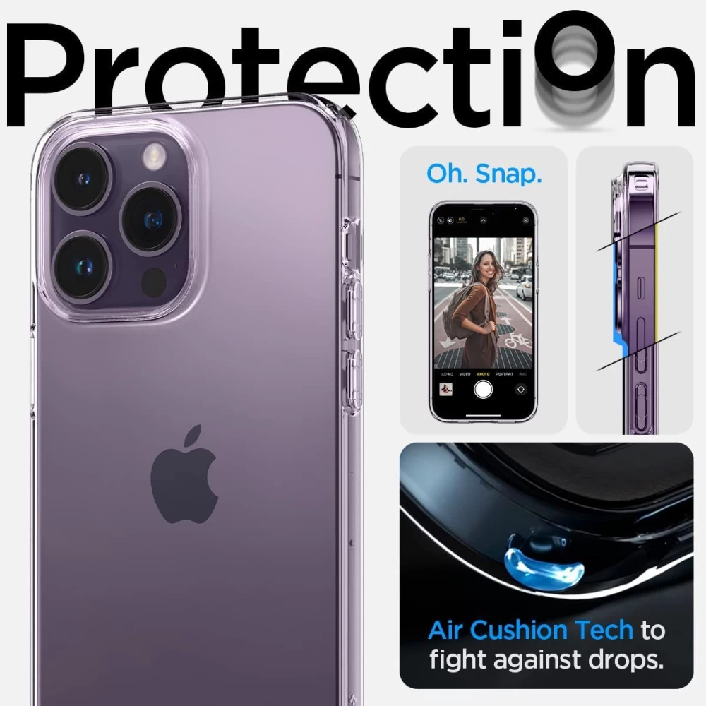 Apple iPhone 14 Pro Max case transparent SPIGEN LIQUID CRYSTAL