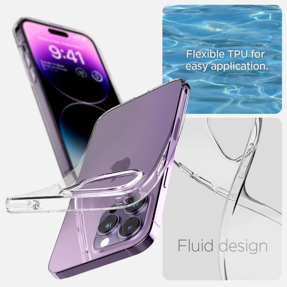 Apple iPhone 14 Pro Max case transparent SPIGEN LIQUID CRYSTAL