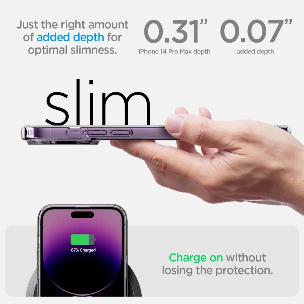 Apple iPhone 14 Pro Max case transparent SPIGEN LIQUID CRYSTAL