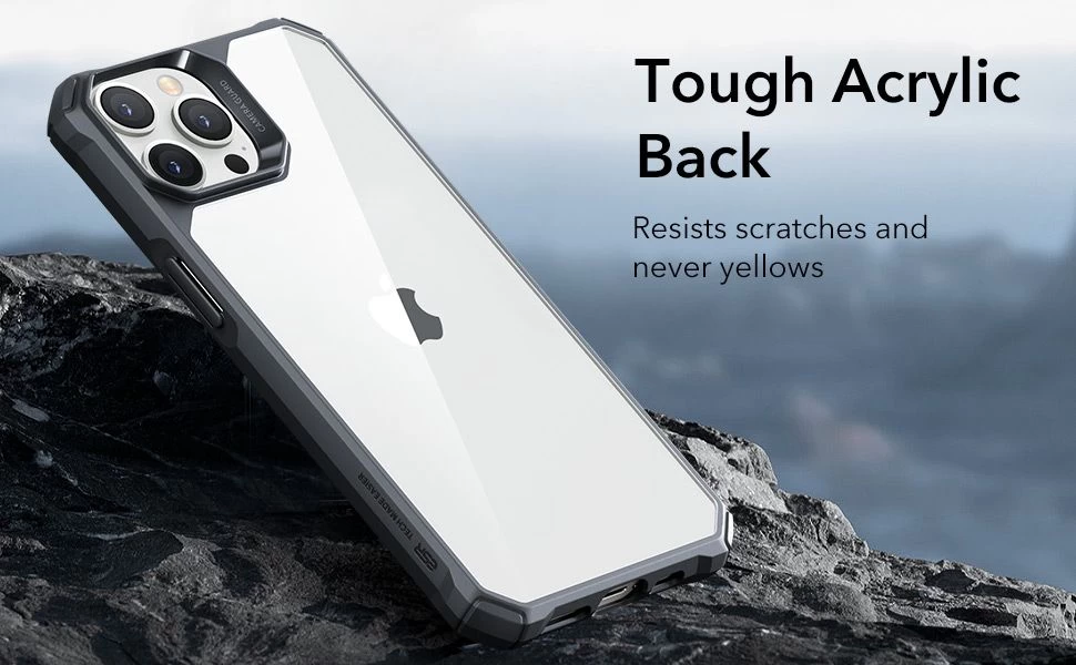 Apple iPhone 14 Pro Max case transparent gray ESR AIR ARMOR