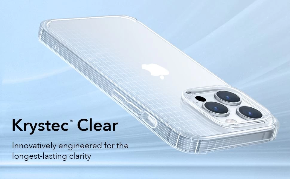 Apple iPhone 14 Pro Max case transparent ESR KRYSTEC™