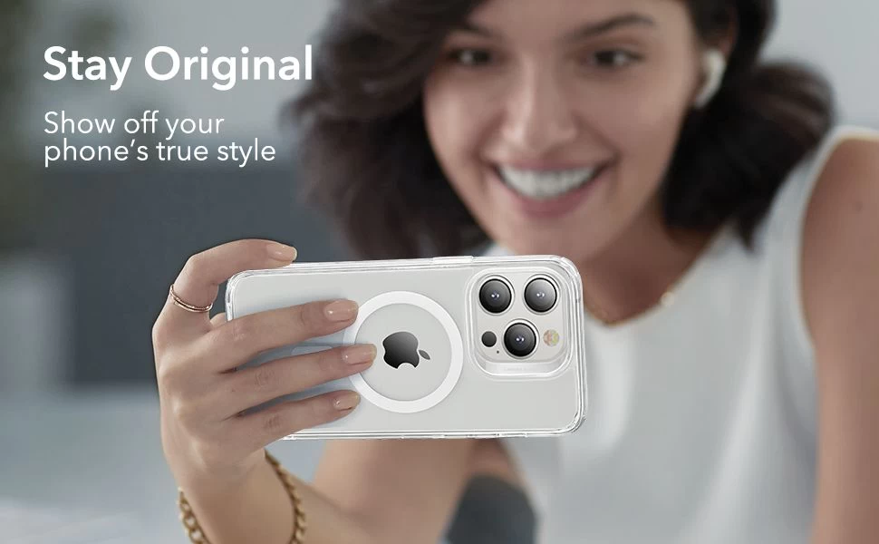 Apple iPhone 14 Pro Max suojakuori läpinäkyvä ESR CLASSIC HYBRID HALOLOCK MAGSAFE