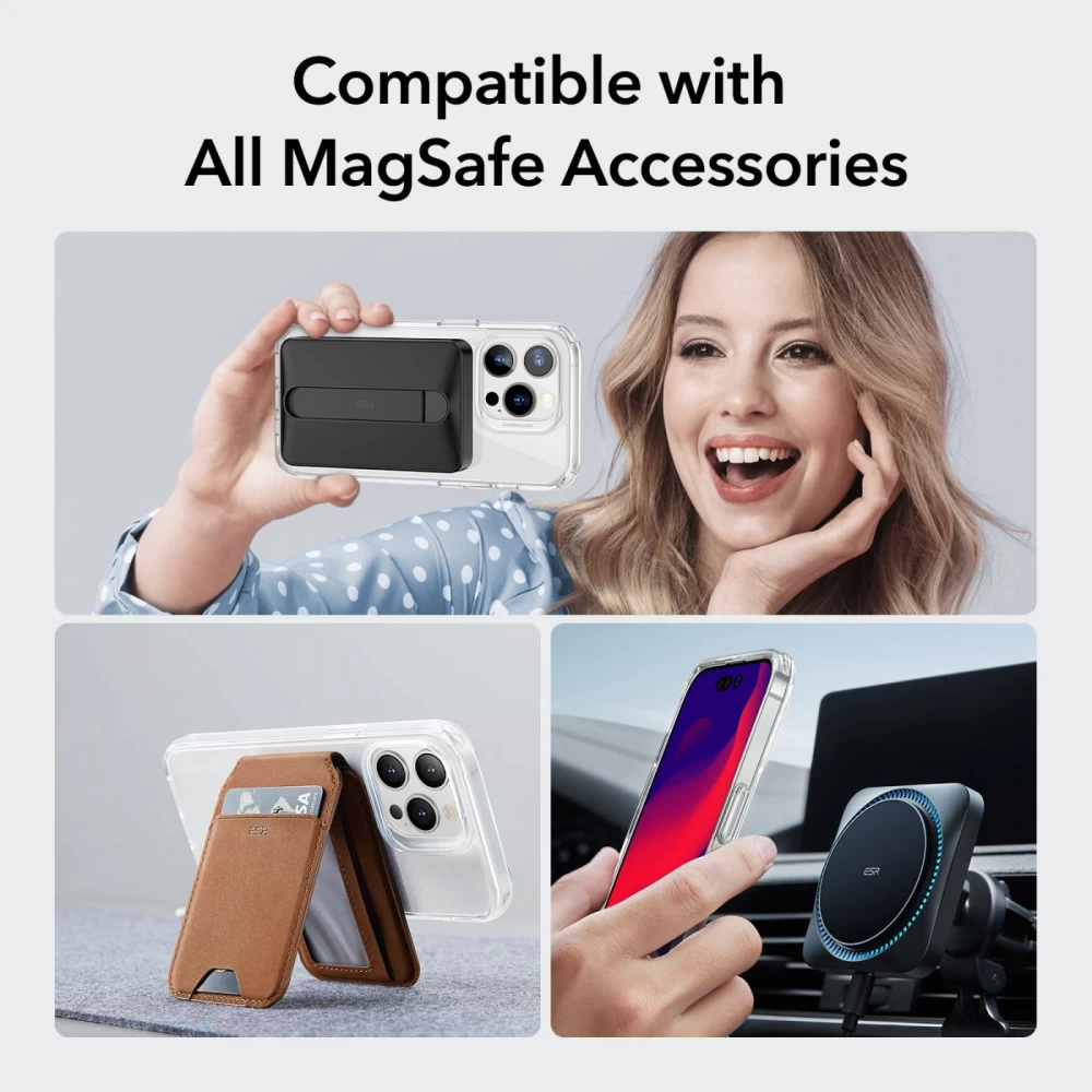 Apple iPhone 14 Pro Max suojakuori läpinäkyvä ESR CLASSIC HYBRID HALOLOCK MAGSAFE