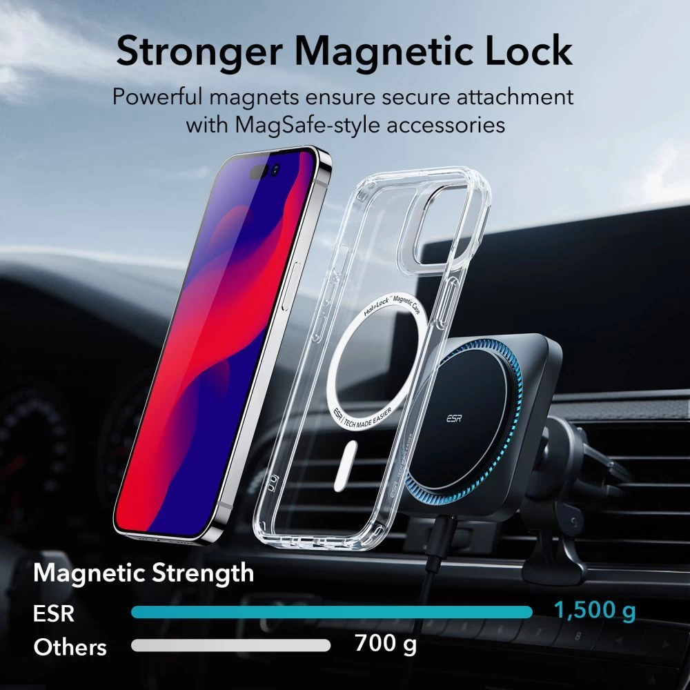 Apple iPhone 14 Pro Max skal transparent ESR CLASSIC KICKSTAND HALOLOCK MAGSAFE