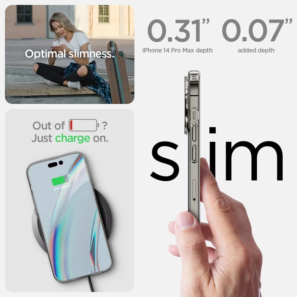 Apple iPhone 14 Pro Max case transparent SPIGEN CRYSTAL PACK